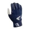 Easton Walk Off Baseball Batting Gloves - White / Navy