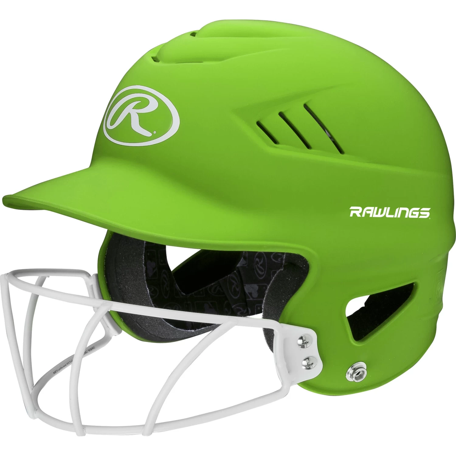 Rawlings Coolflo Highlighter Baseball Batting Helmet With Mask 1 Rawlings Coolflo Highlighter Baseball Batting Helmet With Mask