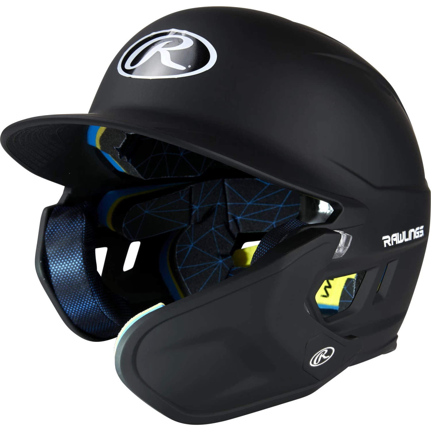 Rawlings MACH One-Tone Matte Helmet With Adjustable Face Guard - Senior 4 Rawlings MACH One-Tone Matte Helmet With Adjustable Face Guard - Senior - Image 4