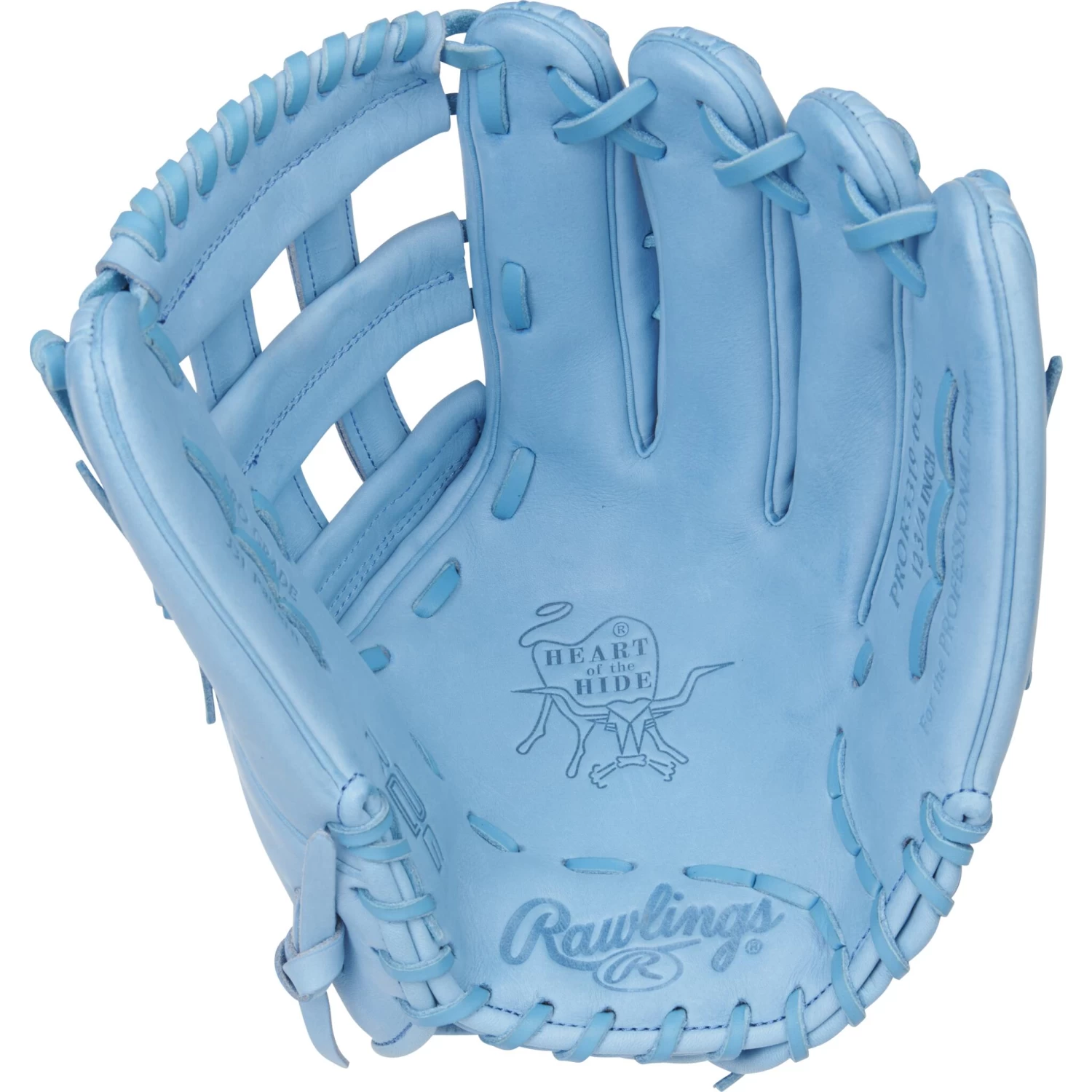 Rawlings Heart Of The Hide R2G 12.75" Baseball Glove - Columbia Blue 2 Rawlings Heart Of The Hide R2G 12.75" Baseball Glove - Columbia Blue - Image 2