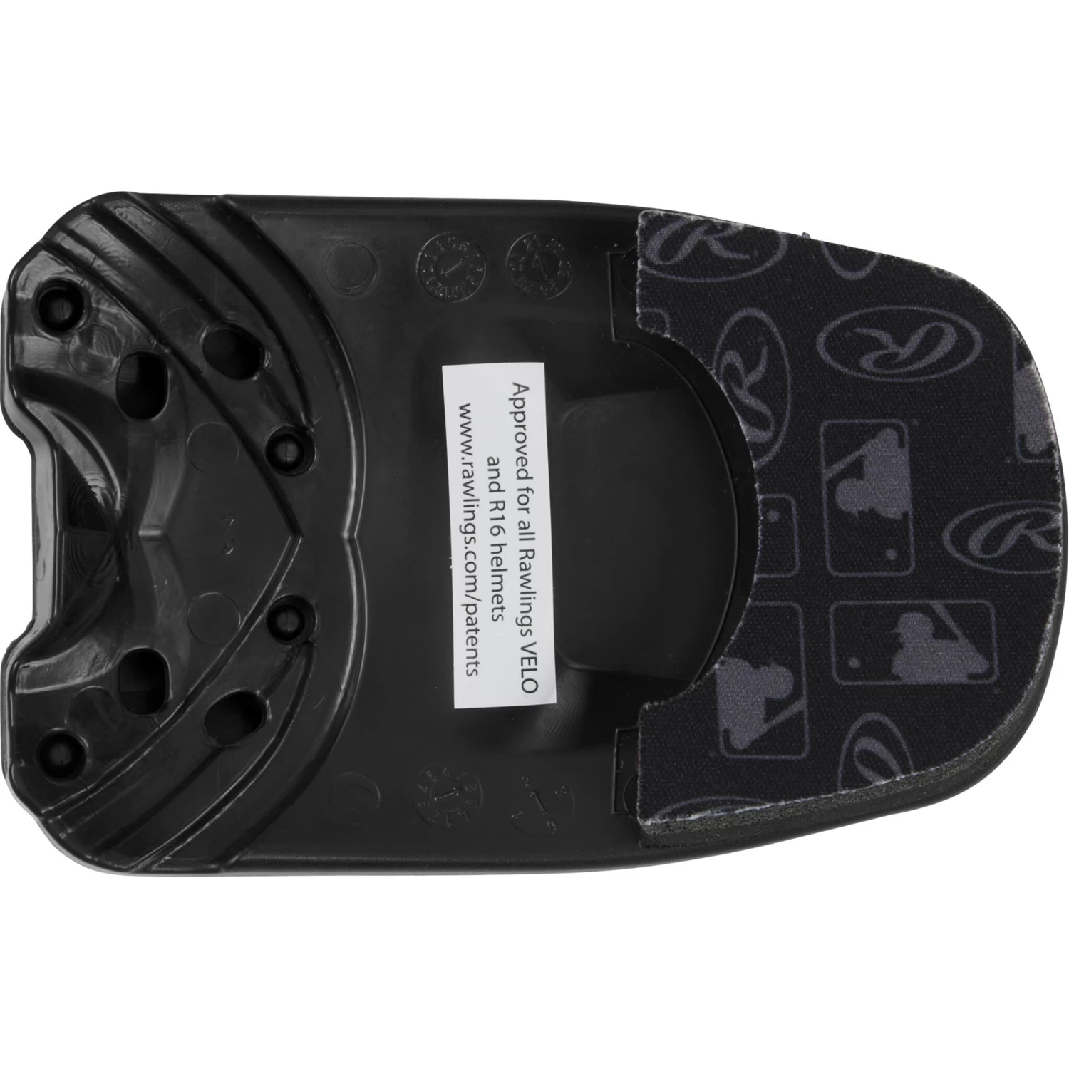 Rawlings Velo 1-Tone Reversible Batting Helmet Extender 7 Rawlings Velo 1-Tone Reversible Batting Helmet Extender - Image 7