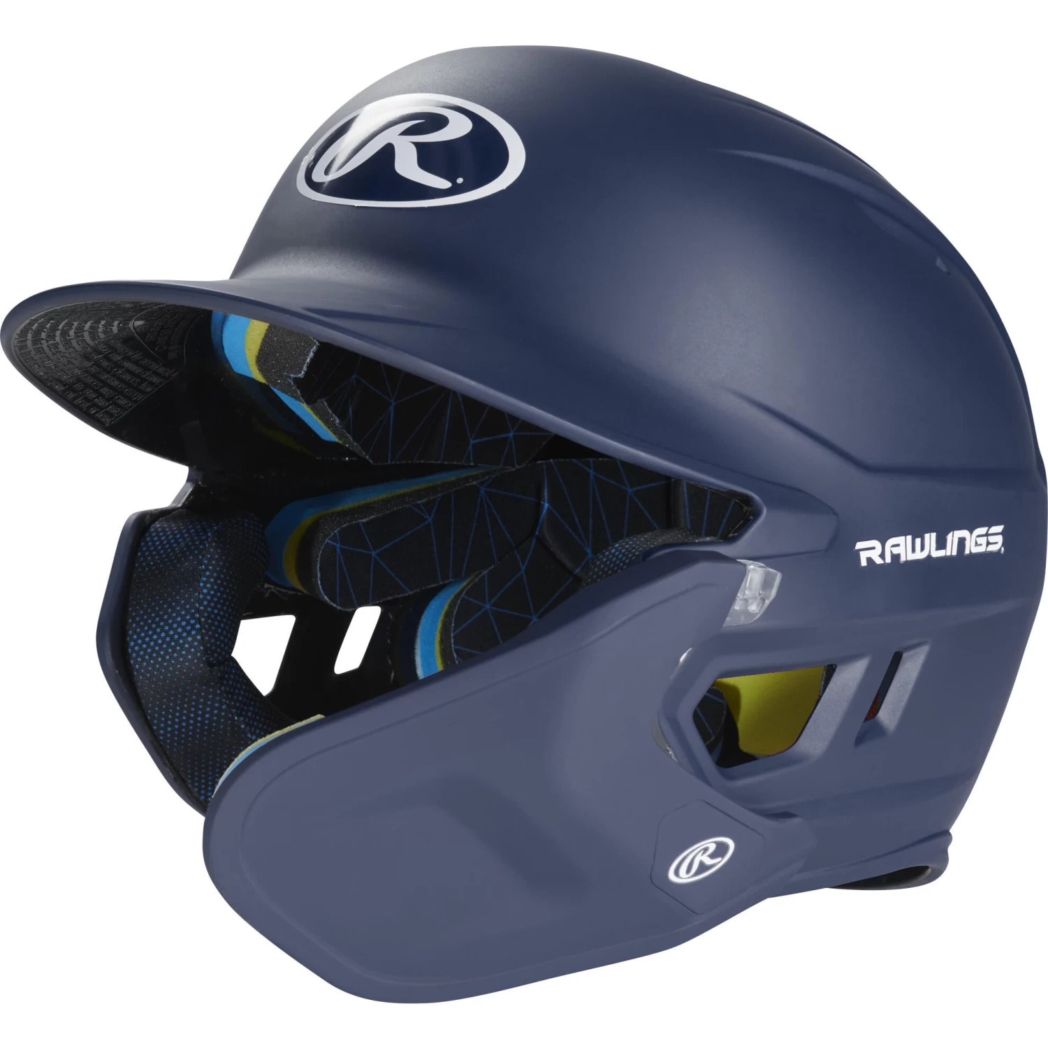 Rawlings MACH One-Tone Matte Helmet With Adjustable Face Guard - Senior 8 Rawlings MACH One-Tone Matte Helmet With Adjustable Face Guard - Senior - Image 8