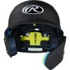 Rawlings MACH One-Tone Matte Helmet With Adjustable Face Guard - Junior