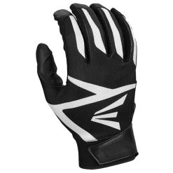 Easton Z3 Hyperskin Youth Baseball Batting Gloves - Black / Black
