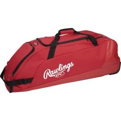 Rawlings Workhorse Wheeled Baseball Bag -Baseball Gear Shop c7cc639555a7eb211f8a34482272d2df