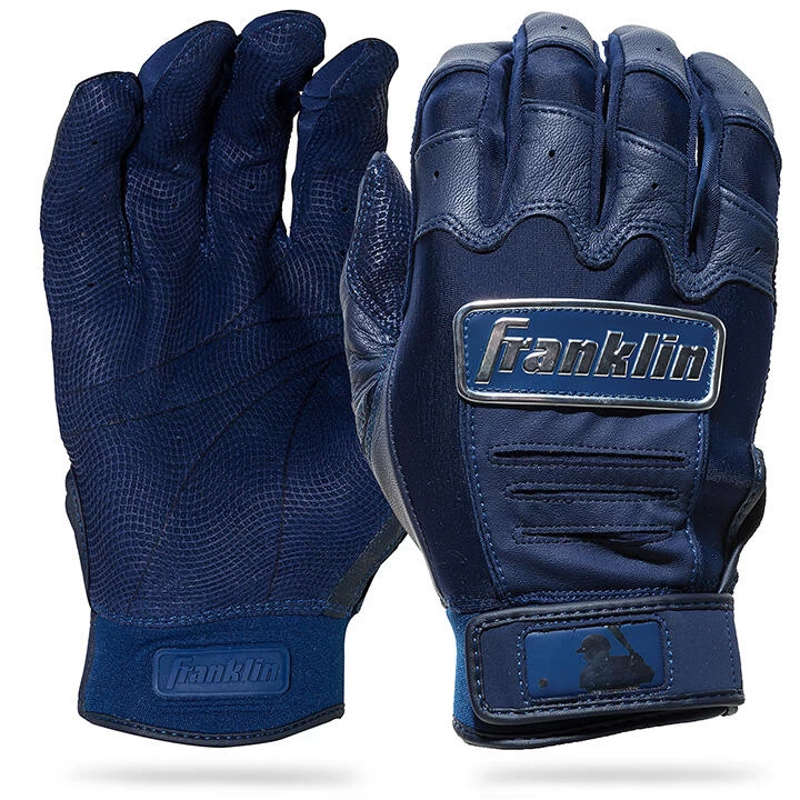 Franklin CFX Pro Chrome Baseball Batting Gloves - Navy 1 Franklin CFX Pro Chrome Baseball Batting Gloves - Navy