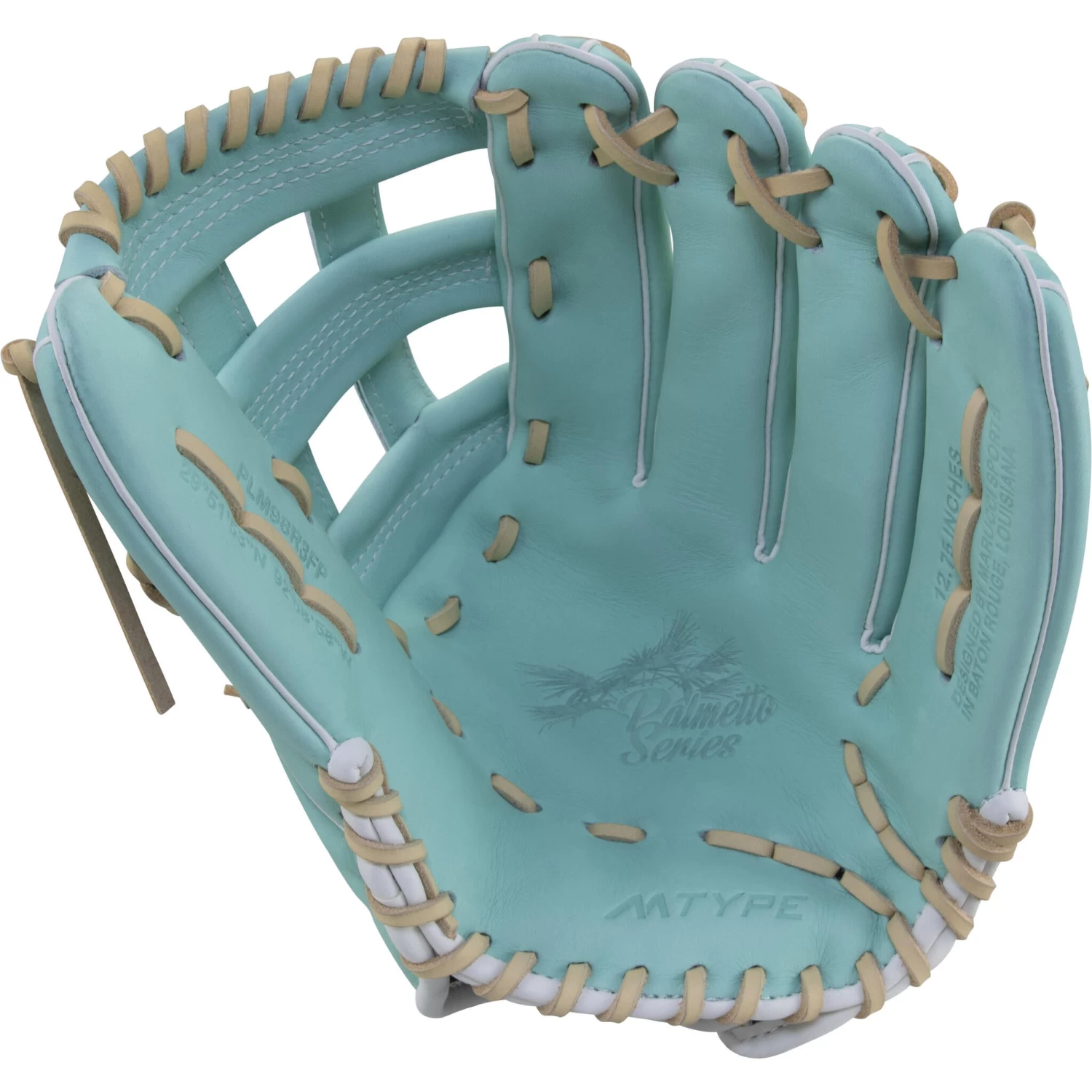 Marucci Palmetto M Type 98R3 12.75" H-Web Fastpitch Glove 2 Marucci Palmetto M Type 98R3 12.75" H-Web Fastpitch Glove - Image 2