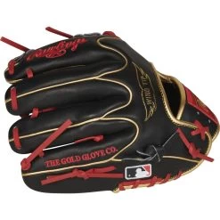 Rawlings Heart Of The Hide 11.75" Baseball Glove - Black/Red 7 Rawlings Heart Of The Hide 11.75" Baseball Glove - Black/Red -Baseball Gear Shop e5c263b8ec6dc9eb60f7b422dc86bd3b